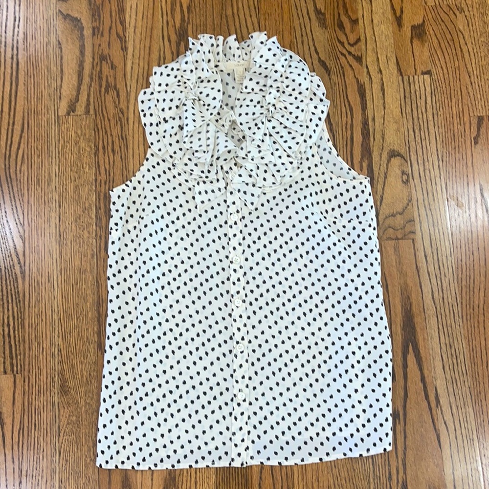 J. Crew Sleeveless Blouse Size 2